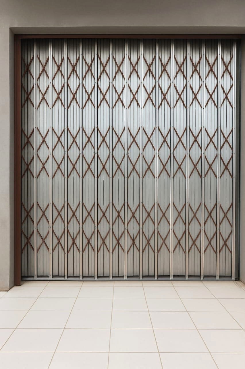 Smooth movement mechanism in collapsible gates