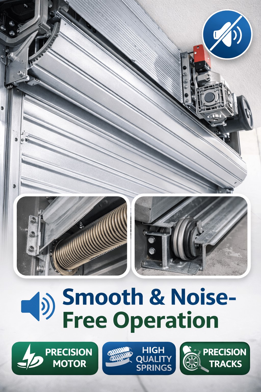 Smooth and noise-free rolling shutter operation