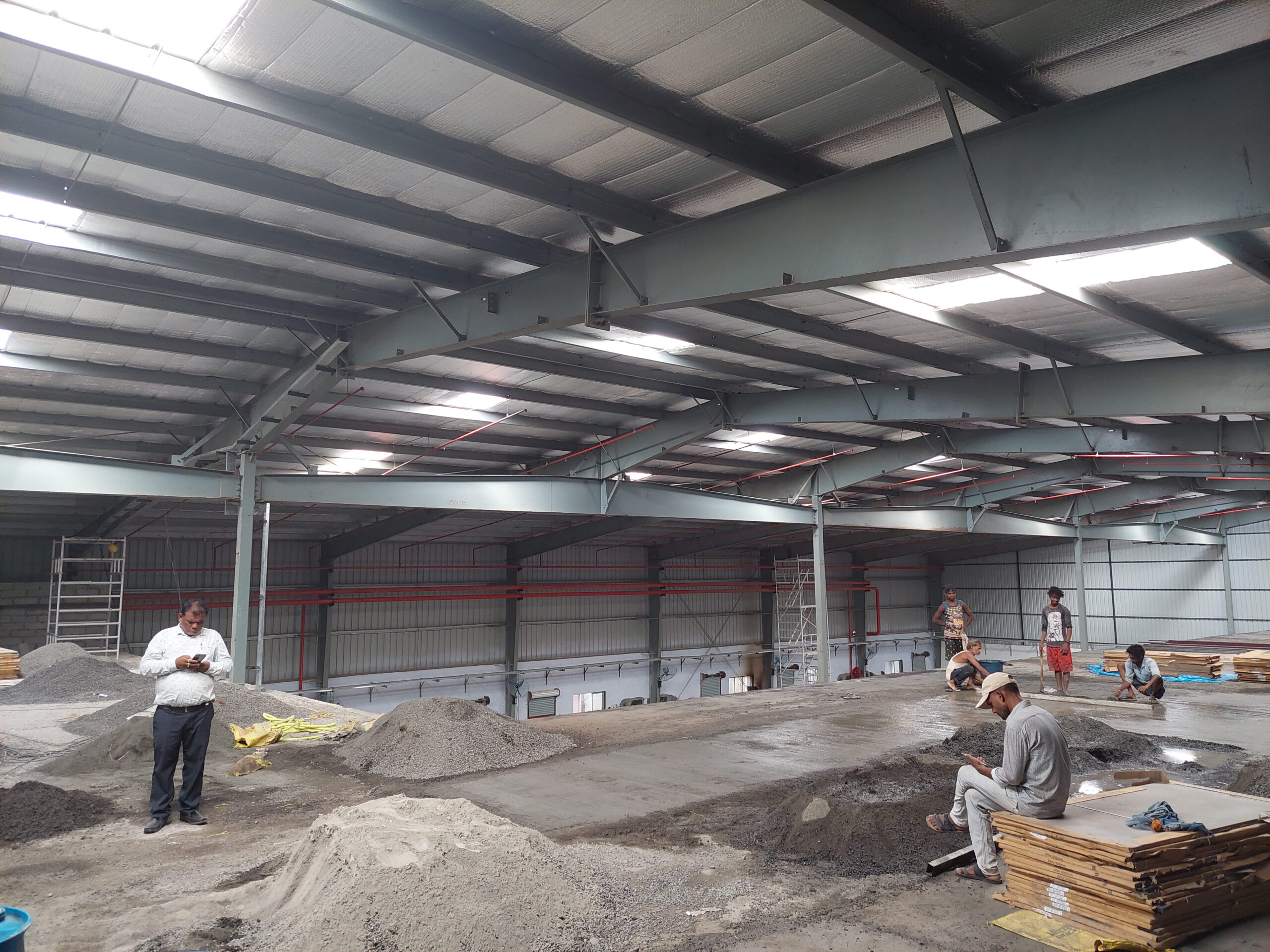 Terrace roofing shed supplied and installed in Navi Mumbai with weatherproof roofing sheets