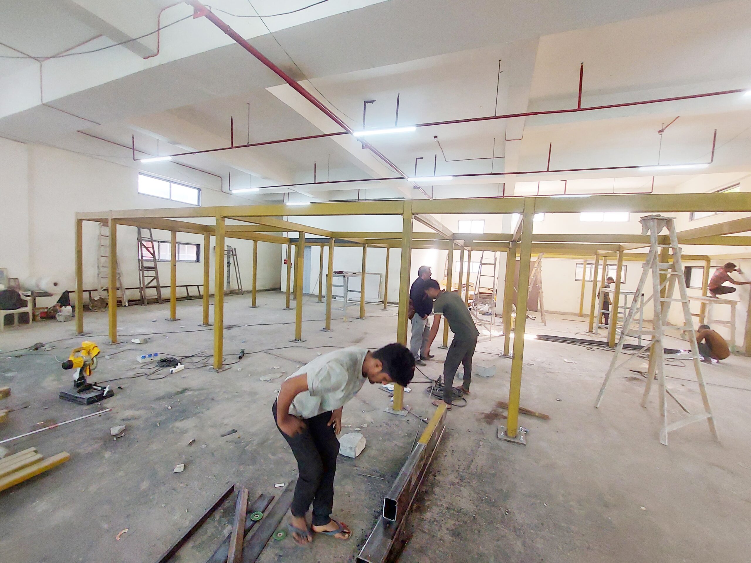 Terrace shed contractor work in Navi Mumbai with professional installation and finishing