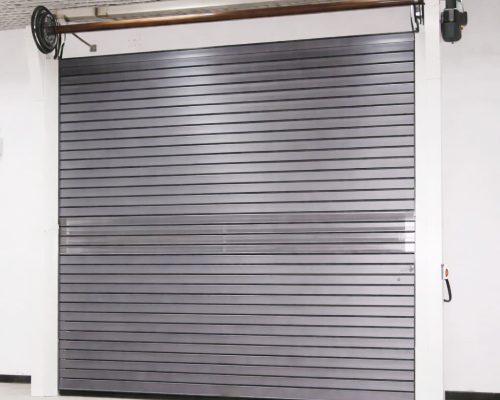 GI automatic rolling shutter with motorized operation