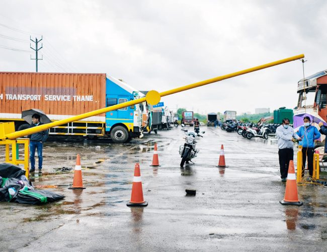 Boom barrier gate for parking and security access control